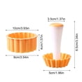 thumbnail image 3 of Cake Mould Dough Tart Kit Cutting Set Round Cookie Cutter Pie Non Stick Food Reusable Removable Baking Tool, 3 of 4