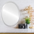 thumbnail image 2 of Singapore Framed Oval Mirror - Silver Leaf Brown - 13" x 17", 2 of 7