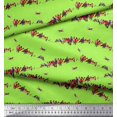 thumbnail image 3 of Soimoi Velvet Fabric Colorful Bird Printed Craft Fabric by the Yard 58 Inch Wide, 3 of 3