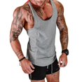 thumbnail image 3 of MesaSe Débardeur de Musculation Stringer pour Homme Noir TG, 3 of 6