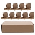 thumbnail image 1 of SHINYPASING 10Pcs Brown Mailing Boxes Made from Heavy Duty Kraft Paper for Safe Shipping and Packaging, 1 of 6