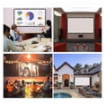 thumbnail image 3 of kurtrusly Milk Fiber Projector Screen Portable Wall-mounted Rectangular 100inch 16:9 KTV Bedroom Living Room Projecting Screens, 3 of 9