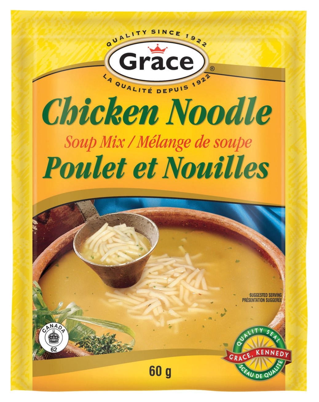 Grace Chicken Noodle Soup, 60g Bag