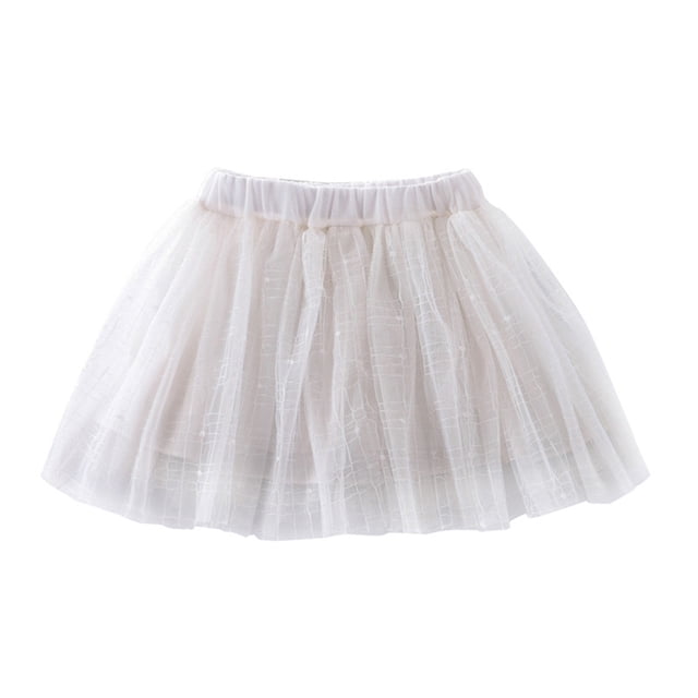 BOBOGOJP Tutu Jupe pour Fille Jupe de Mode pour Filles Fête Jupe à Volants Trois Couches WH1, Taille 4-5 Ans