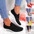 thumbnail image 2 of Chaussures à Enfiler avec Semelle Orthopédique Espadrilles Mode pour Femmes Espadrilles à Plateforme pour Femmes Chaussures de Marche, 2 of 6