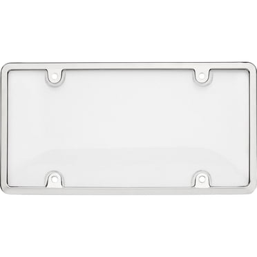 Cruiser Accessories Tuf Combo, Chr/Clr License Plate Shield