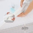thumbnail image 4 of Unique Bargains Mattress Protector Five-Sided Waterproof Bed Cover Pad White King, 4 of 9