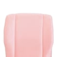 thumbnail image 2 of Mainstays Plush Velvet Office Chair, for Adults, Pearl Blush, 2 of 8