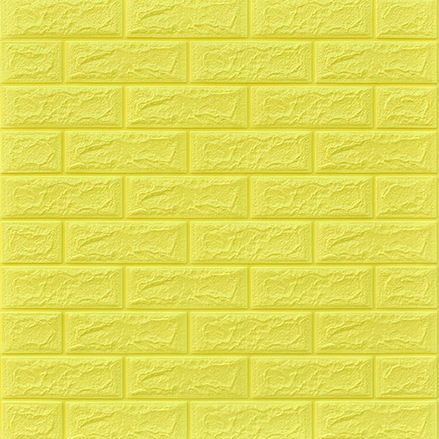 Gray 70x77cm PE Foam Self Adhesive 3D Wall Stickers Wallpaper