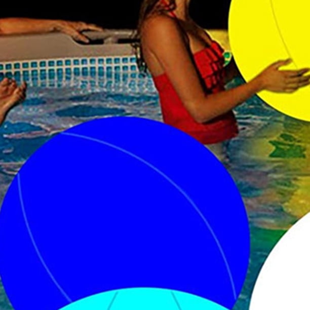 Ballon lumineux gonflable en Pvc avec télécommande, boule de plage