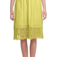 thumbnail image 2 of Moomaya Robe Midi Unie pour Femmes, Kurta de Soirée Décontractée avec Dentelle, Tenue d'Été, 2 of 6