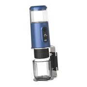 Flynix Espresso Machine Portable Electric Mini Coffee Maker Cordless Rechargeable Compact Design Touch Brew Suitable for Camping Car Travel RV Office Fishing Outdoor Home Navy blue