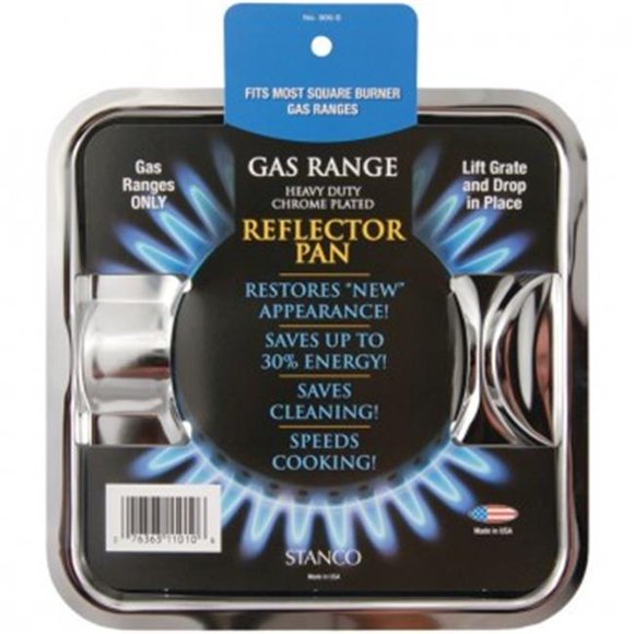 Stanco STE60090002 Poêle à Gaz Carrée Chromée