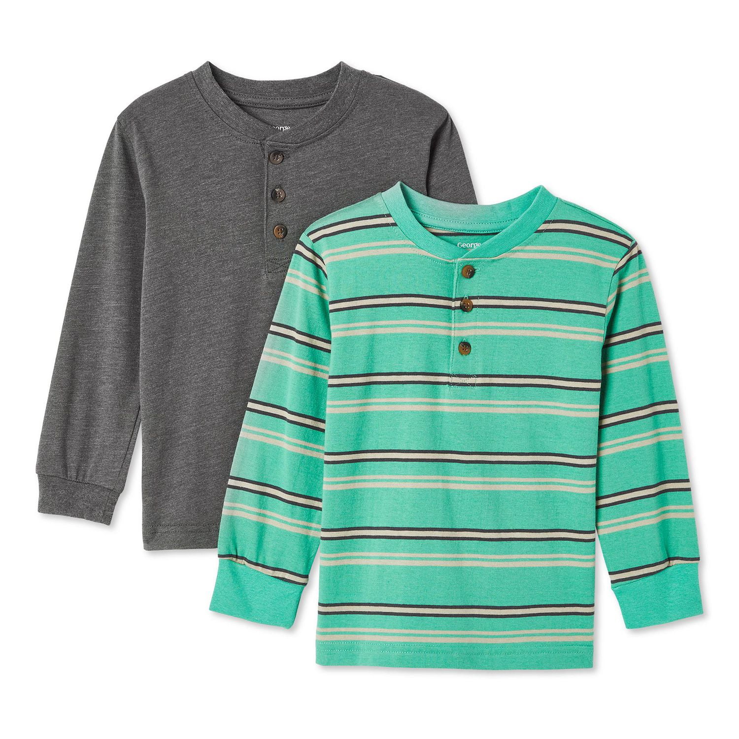 George Toddler Boys' Henley Tee 2-Pack