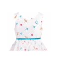 thumbnail image 4 of Robe Fille Col Pétale Easter Bunny Floral Lapin Coton Sans Manches 8 Ans, 4 of 6