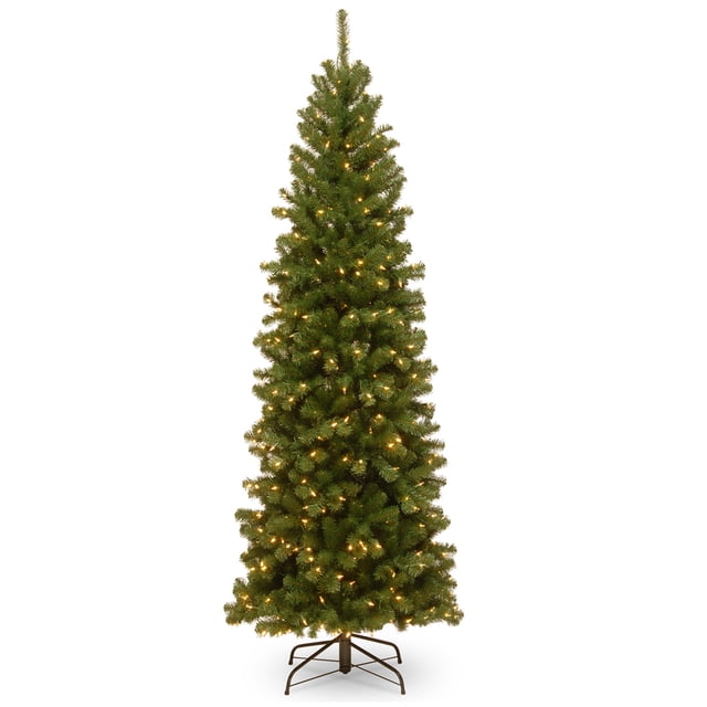National Tree Company 7.5' Prelit North Valley Spruce Christmas Tree
