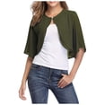 thumbnail image 1 of Timegard Shrugs for Dresses Chiffon Lightweight Short Sleeve Open Front Cardigan Outerwear Shawl Cape, 1 of 9
