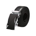 thumbnail image 1 of Unique Bargains Men's Ratchet Automatic Buckle Large Leather Dress Belt Width 1 3/8', 1 of 7