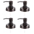 thumbnail image 1 of LEXON Oil Bronze Soap Dispenser Lids Stainless Steel Lotion Dispenser Pump Replacement for Mason Jar Bathroom Kitchen Extra Long Tubes Rustproof Pack 0f 4, 1 of 3