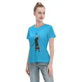 thumbnail image 4 of T-Shirt Basique à Manches Courtes pour Femmes une Pièce Trafalgar, 4 of 6