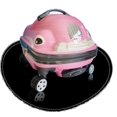 thumbnail image 1 of TUCCI Italy DASHMOBILE 20" Kids Travel Suitcase - Pink, 1 of 4
