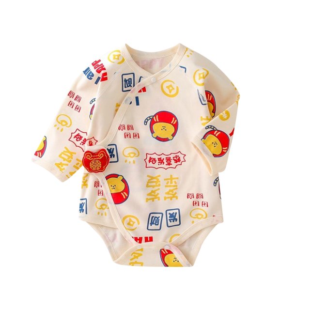Summer Rompers For Newborn Girls Spring Cotton Flower Print Floral Cute Triangle Onesie Outfits Yellow Infant To Big Kid 9-14M