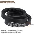 thumbnail image 2 of Unique Bargains 1330mm Cogged V-Belt, Neoprene Rubber, for Industrial Applications, 2 of 5