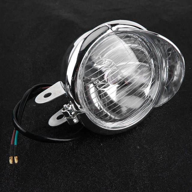 Feux de Brouillard, ABS Résistants en Plastique Précis DC 12V Phare de Moto pour Modification