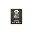 thumbnail image 1 of Calm and Save Recipes Décoration Murale Vintage en Métal, 1 of 1