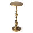 thumbnail image 1 of Beaumont Lane Transitional Metal Pedestal Side Table - Antique Gold, 1 of 6