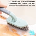 thumbnail image 2 of TopLLC Bathroom Cleaning Brush Set Multipurpose Bathroom Tile Floor Cleaning Brush Window Cleaning Brush Convenient Household Corner Cleaning Tools on Clearance, 2 of 4