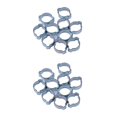 thumbnail image 3 of ZheElen O Pince pour Acier Zingué 10 Pack Robuste et Durable 28 à 31mm 2Set, 3 of 6