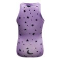 thumbnail image 5 of Fridja Débardeur Sans Manches à Col Rond Imprimé Étoile pour Femmes, Blouse de Sport, 5 of 5
