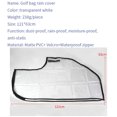 thumbnail image 4 of Golf Bag Rain Cover, PVC Clear Rain Cover for Golf Bag, Golf Bag Rain Protection Cover Golf Bag Rain Hood Waterproof Golf Bag Rain Cover for Golf Push Carts, 4 of 9