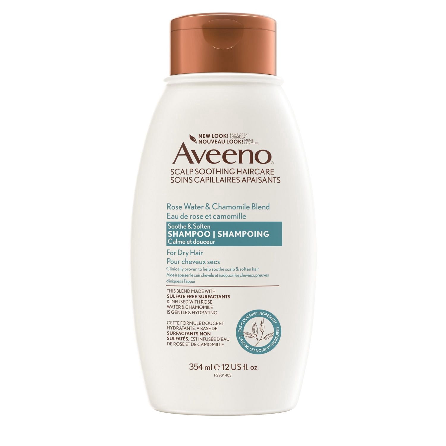 AVEENO Rose Water and Chamomile Sensitive & Soft Shampoo
