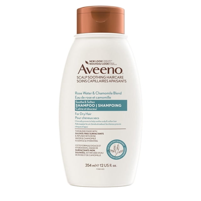 AVEENO Rose Water and Chamomile Sensitive & Soft Shampoo