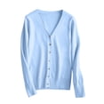 thumbnail image 4 of Mefallenssiah Oversized Cardigans for Women Women'S New Spring and New Women'S Sweater Cardigan V-Neck Long Sleeve Plus Oversize Women'S Cardigan Knitted Outer, 4 of 9