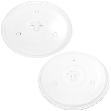 Lot de 2 Plaques de Rechange Danby DMW753BL pour Micro-Ondes en Verre - Compatibles avec Danby P23, 252100500497 Plateau Tournant en Verre pour Micro-Ondes - 10 1/2 Pouces (270 mm)