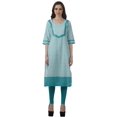 thumbnail image 2 of Moomaya Kurti de Designer Bollywood pour Femmes, Kurta Tunique Imprimée Longueur Genou, 2 of 6