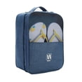 thumbnail image 4 of Sac de Rangement pour Chaussures, Sac de Voyage Portable Résistant à l'Usure Grande Capacité Imperméable pour le Camping pour les Chaussures de Sport pour les Chaussures de Danse à Usage Quotidien Bleu Marine, Noir, 4 of 8