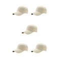 thumbnail image 1 of relayinert Lightweight And Breathable Sun Cap Sporty Style For Outdoor Enthusiasts Adjustable Strap Polyester Outdoors Sun Cap beige 5Set, 1 of 6