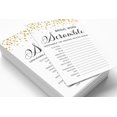 thumbnail image 3 of Inkdotpot 50-Pack Wedding Word Scramble Bridal ShowerGameCards Gold ConfettiParty Wedding Supplies, 3 of 7