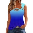 thumbnail image 1 of Birdeem Débardeurs Femmes Camisole Imprimée Sans Manches T-Shirt Ample, 1 of 1