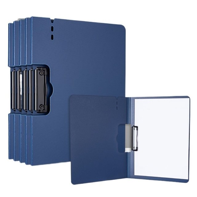 5 Pcs Pince Unique Dossier A4 Multifonction Pliable Bloc-Notes Stockage de Données Fournitures de Bureau