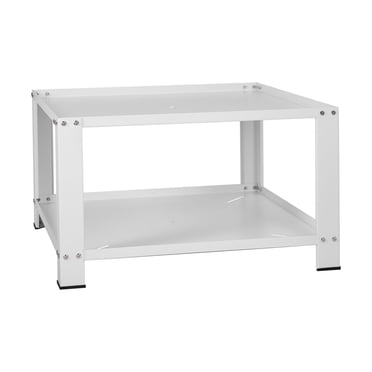 KFFKFF Washing Machine Pedestal with Storage Rack, Dimensions 28"Lx28"Wx16"H, Universal Fit Base Stand for Washer and Dryer, 660lbs Load Capacity