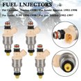 thumbnail image 1 of 4PCS 15710-58B00 Fuel Injectors Fit For Suzuki Sidekick Tracker X-90 1.6L INP-470, 1 of 10