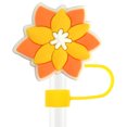 thumbnail image 1 of Glass Straw Dust Plug PVC Straw Cap 10MM Universal Creative Cute Flower Straw Accessory, 1 of 4