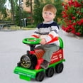thumbnail image 3 of Gymax Train Électrique 6 V pour Enfants, Jouet de Train Motorisé avec Piste et 6 Roues, Vert, 3 of 10
