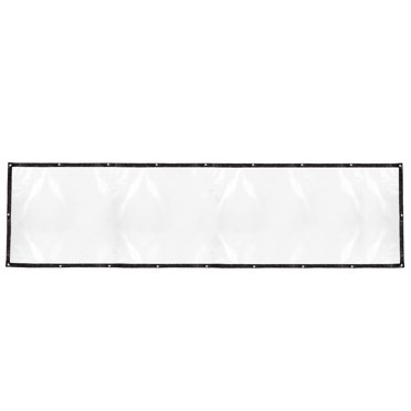 (1*4M/bordure Noire) Tissu Imperméable transparent pour Hangar PE