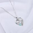 thumbnail image 3 of MOM Letter Heart Pendant Mother's Day Birthday Gift Necklace, 3 of 4